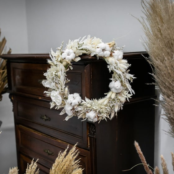 Dry_Flower_Kranz_baumwolle_Weisss_Wandschmuck_Wandkranz-3